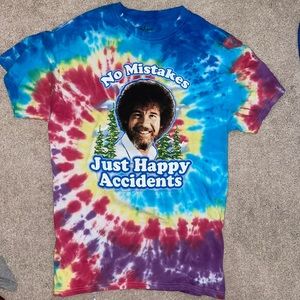 Bob Ross Tye die T shirt. Size US Medium.
